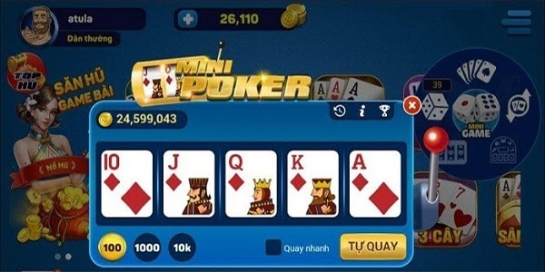 Chiến thuật chơi Mini Poker tại Hit Club dễ dàng thắng lợi lớn